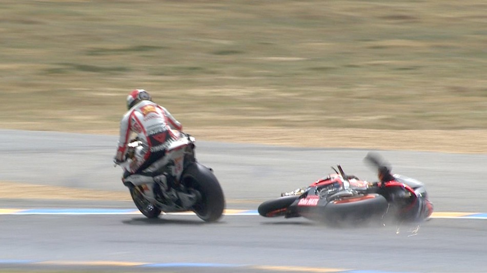 Dani Pedrosa, Marco Simoncelli, Repsol Honda Team, San Carlo Honda Gresini, Le Mans RAC