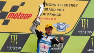 Vinales reaction Le Mans GP