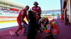 Rossi testing the Ducati Desmosedici GP12 at Mugello