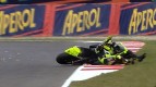 Catalunya 2011 - Moto2 - QP - Action - Andrea Iannone - Crash