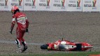 Catalunya 2011 - Moto2 - Warm Up - Action - Javier Fores - Crash