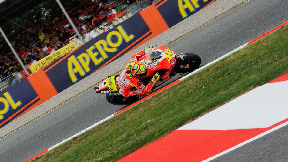 Valentino Rossi, Ducati Team, Catalunya Circuit RAC