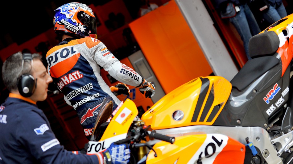 Casey Stoner, Repsol Honda Team, Catalunya Circuit QP