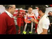 Carmelo Ezpeleta, Valentino Rossi, Xavi Hernandez, Catalunya Circuit © Copyright Valentí Enrich – Diario Sport