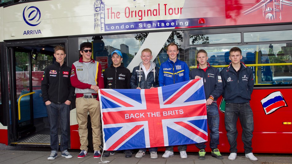 British riders, London