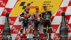Dovizioso, Stoner, Edwards, Repsol Honda Team, Monster Yamaha Tech 3, Silverstone RAC