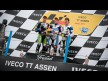 Luis Salom, Maverick Viñales, Sergio Gadea, RW Racing GP, Blusens by Paris Hilton Racing, Assen RAC