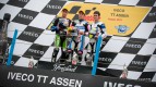 Luis Salom, Maverick Viñales, Sergio Gadea, RW Racing GP, Blusens by Paris Hilton Racing, Assen RAC