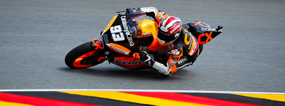 Marquez shines in German qualifying run