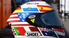 Alvaro Bautista Helmet, Rizla Suzuki MotoGP, Laguna Seca