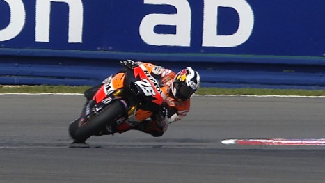 Dani Pedrosa was the fastest man on opening day 