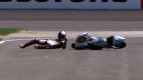 Indianapolis 2011 - 125cc - FP2 - Action - Sturla Fagerhaug - Crash