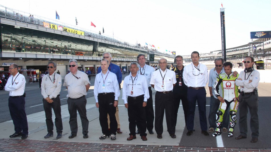 MotoGP authorities hold a minute of silence in memory of Claudio Castiglioni