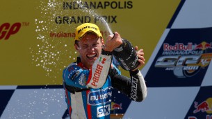 Esteve Rabat first podium at Indianapolis