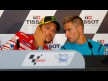 Valentino Rossi, Alvaro  Bautista Gran Premio de Aragón Press Conference