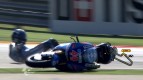 Aragón 2011 - Moto2 - FP1 - Action - Pol Espargaró - Crash