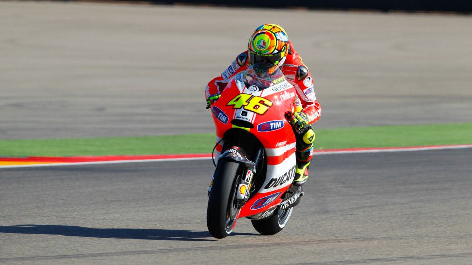 Valentino Rossi, Ducati Team, MotorLand Aragón FP1