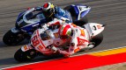 Marco Simoncelli, Jorge Lorenzo, San Carlo Honda Gresini, Yamaha Factory Racing, MotorLand Aragón FP2