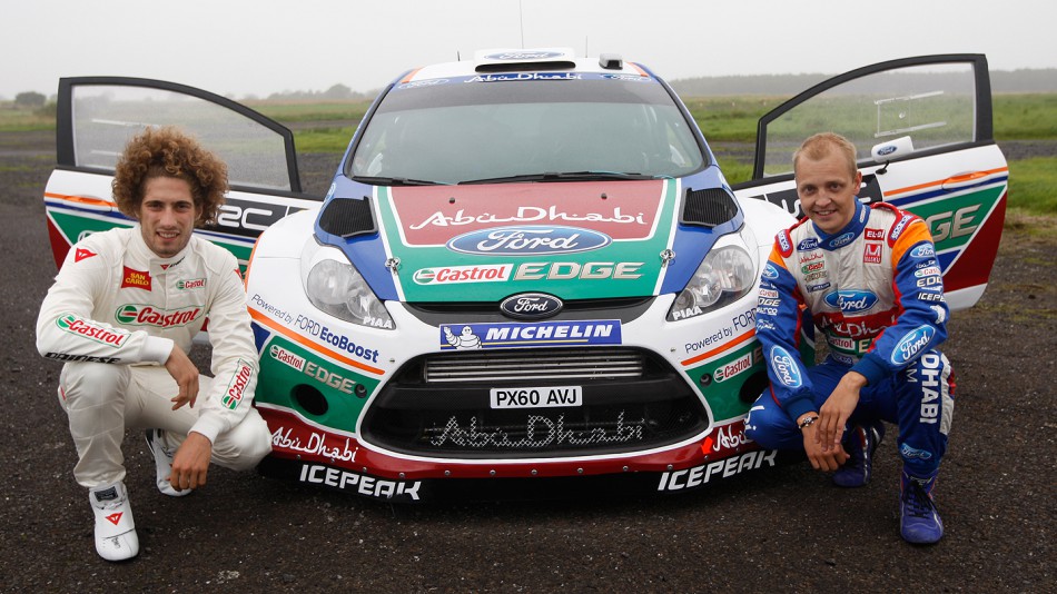 Marco Simoncelli, Mikko Hirvonen, Ford Abu Dhabi World Rally Team
