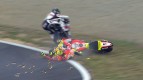 Motegi 2011 - MotoGP - Race - Action - Rossi and Spies - Crash