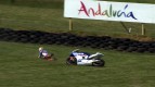 Phillip Island 2011 - Moto2 - FP1 - Action - Yonny Hernández - Crash