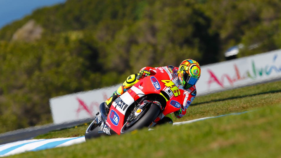 Valentino Rossi, Ducati Team, Phillip Island FP2