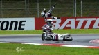Sepang 2011 - Moto2 - FP2 - Action - Ricard Cardús - Crash