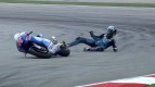 Sepang 2011 - Moto2 - FP2 - Action - Pol Espargaró - Crash