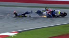 Sepang 2011 - Moto2 - FP2 - Action - Mike Di Meglio & Esteve Rabat - Crash