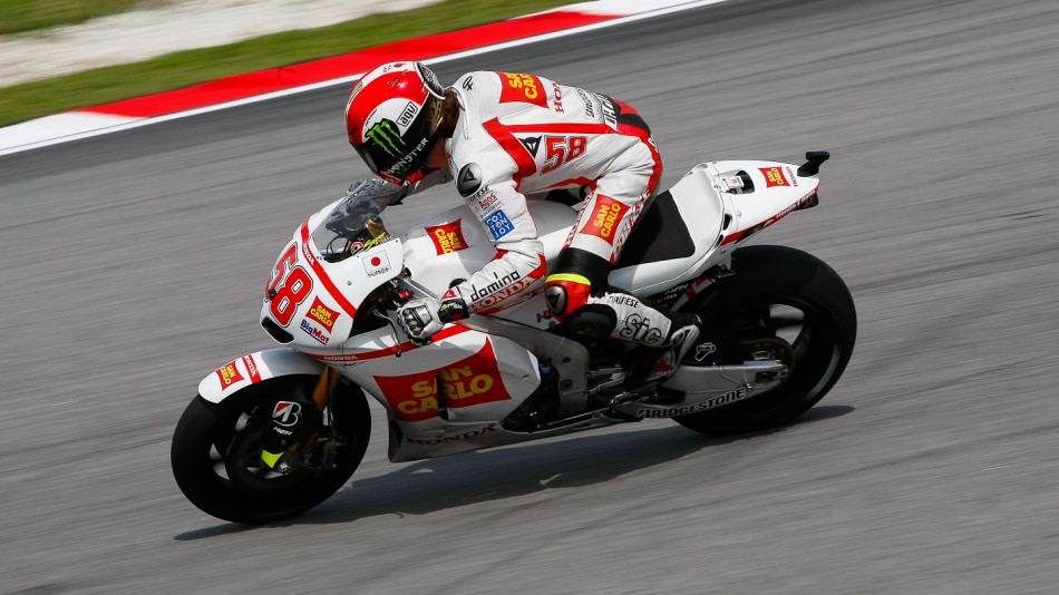 Marco Simoncelli, San Carlo Honda Gresini, Sepang FP3