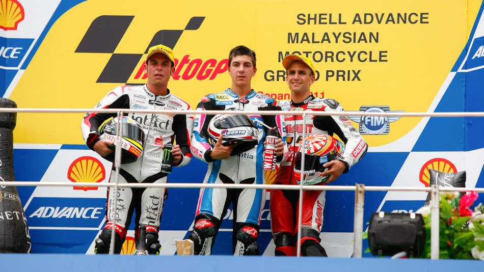 Cortese, Viñales, Zarco, Intact-Racing Team Germany, Blusens by Paris Hilton Racing, Avant-AirAsia-Ajo, Sepang RAC