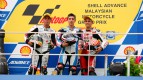 Cortese, Viñales, Zarco, Intact-Racing Team Germany, Blusens by Paris Hilton Racing, Avant-AirAsia-Ajo, Sepang RAC