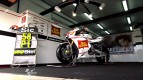 Marco Simoncelli´s bike displayed in Gresini garage