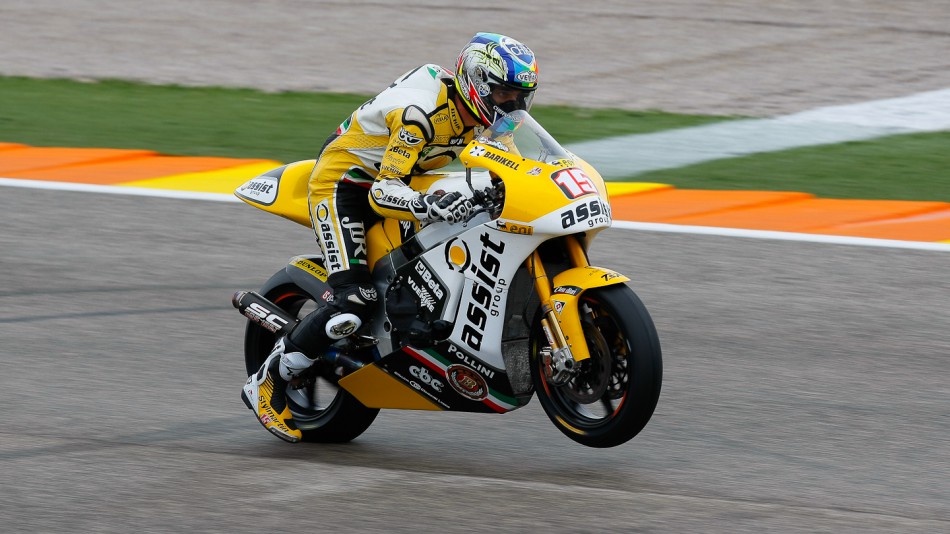 Alex de Angelis, JiR Moto2, Valencia FP2