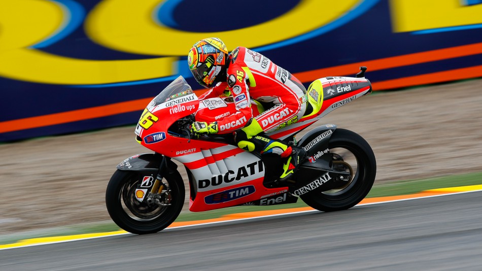 Valentino Rossi, Ducati Team, Valencia FP2