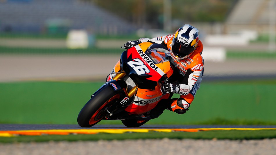 Dani Pedrosa, Valencia Test