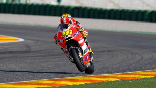 Ducati review Valencia Test Rossi