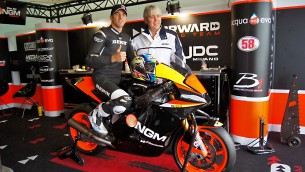 De Angelis and Forward Racing Moto2 2012