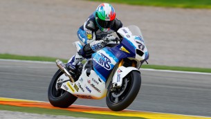 Claudio Corti Takaaki Nakagami Italtrans Racing Valencia private test