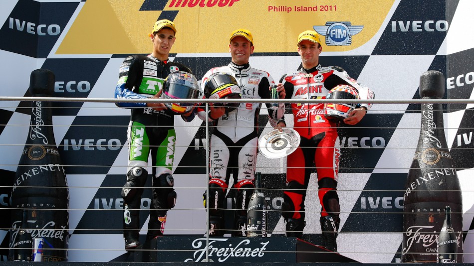 Salom, Cortese, Zarco, RW Racing GP, Intact-Racing Team Germany, Avant-AirAsia-Ajo, Australia RAC