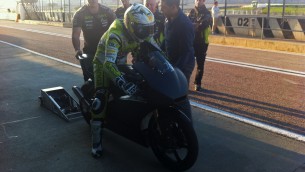 Aspar Team Moto3 private test in Valencia