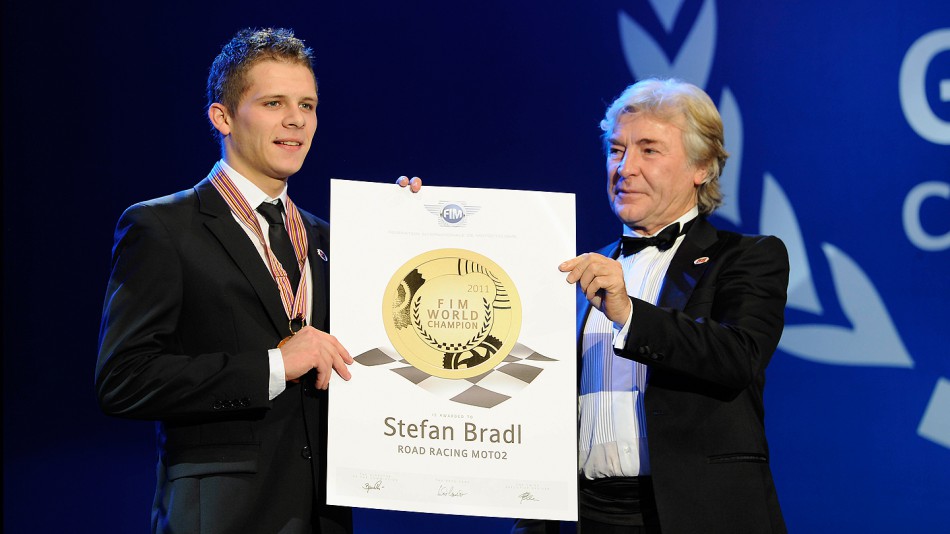 Stefan Bradl, Angel Nieto, 2011 FIM Gala Ceremony, Estoril