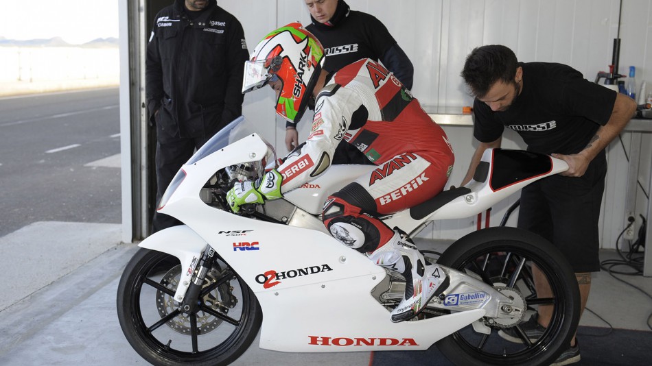 Efrén Vázquez. Honda Moto3. Almeria Circuit