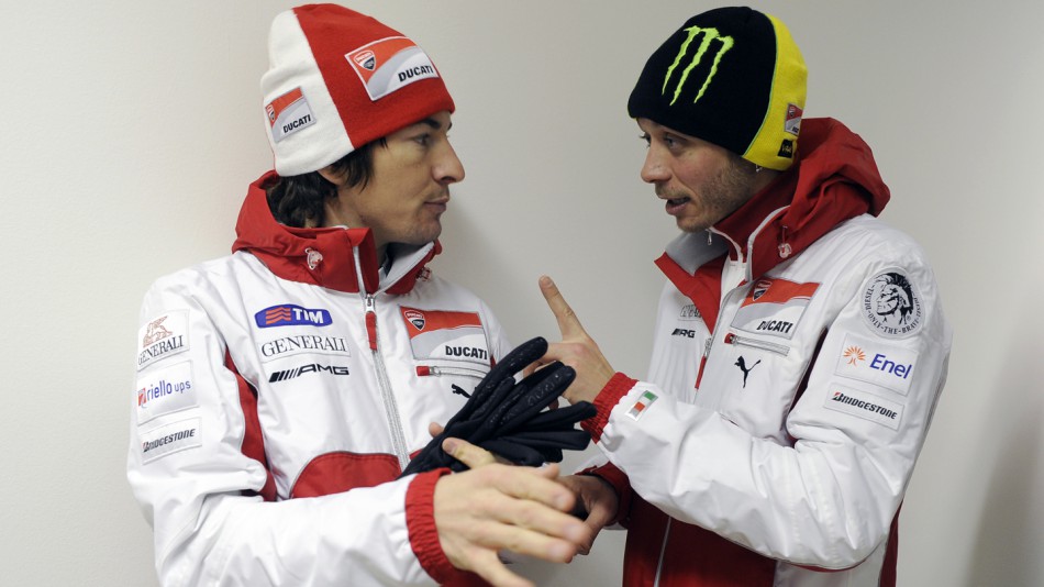 Nicky Hayden, Valentino Rossi - Wrooom 2012