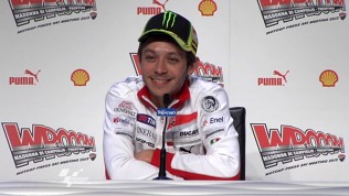 #videos_htmlcaption_9 MotoGP 2012 - Ducati Wrooom Press Conference - Valentino Rossi