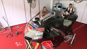 bradl debut aboard rc213v