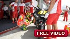 Valentino Rossi 1st pit-out with the GP12
