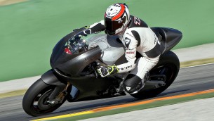 espargaro and de puniet on first day at valencia
