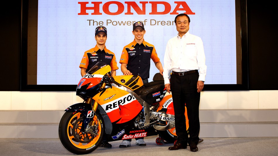 Pedrosa, Stoner, Ito, Honda Motor Sports Project Presentation
