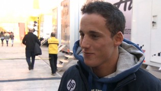 Espargaro discovering his new bike